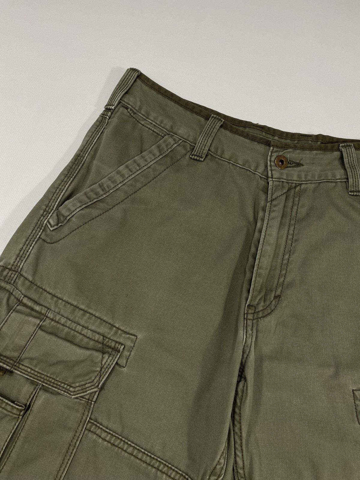 Levi's 🔥LASTDROP🔥VTG Levis Cargo Military Multipockets Khaki Shorts Size US 31 - 7 Thumbnail