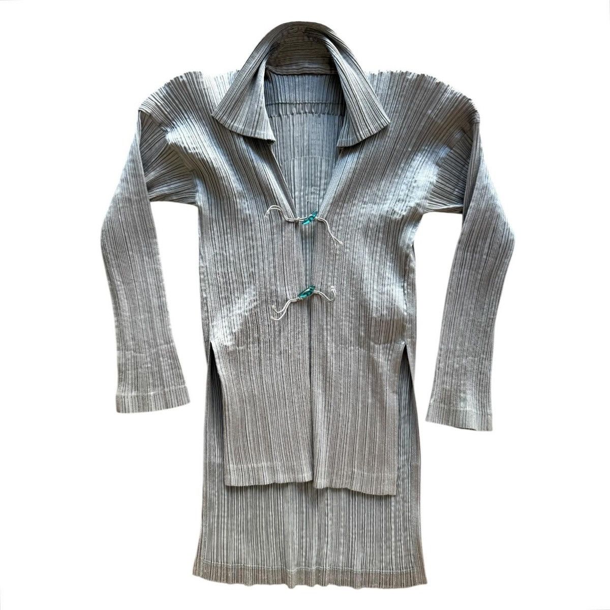 Issey Miyake RARE 1995 Issey Miyake Chinese button-up top Size L / US 10 / IT 46 - 1 Thumbnail