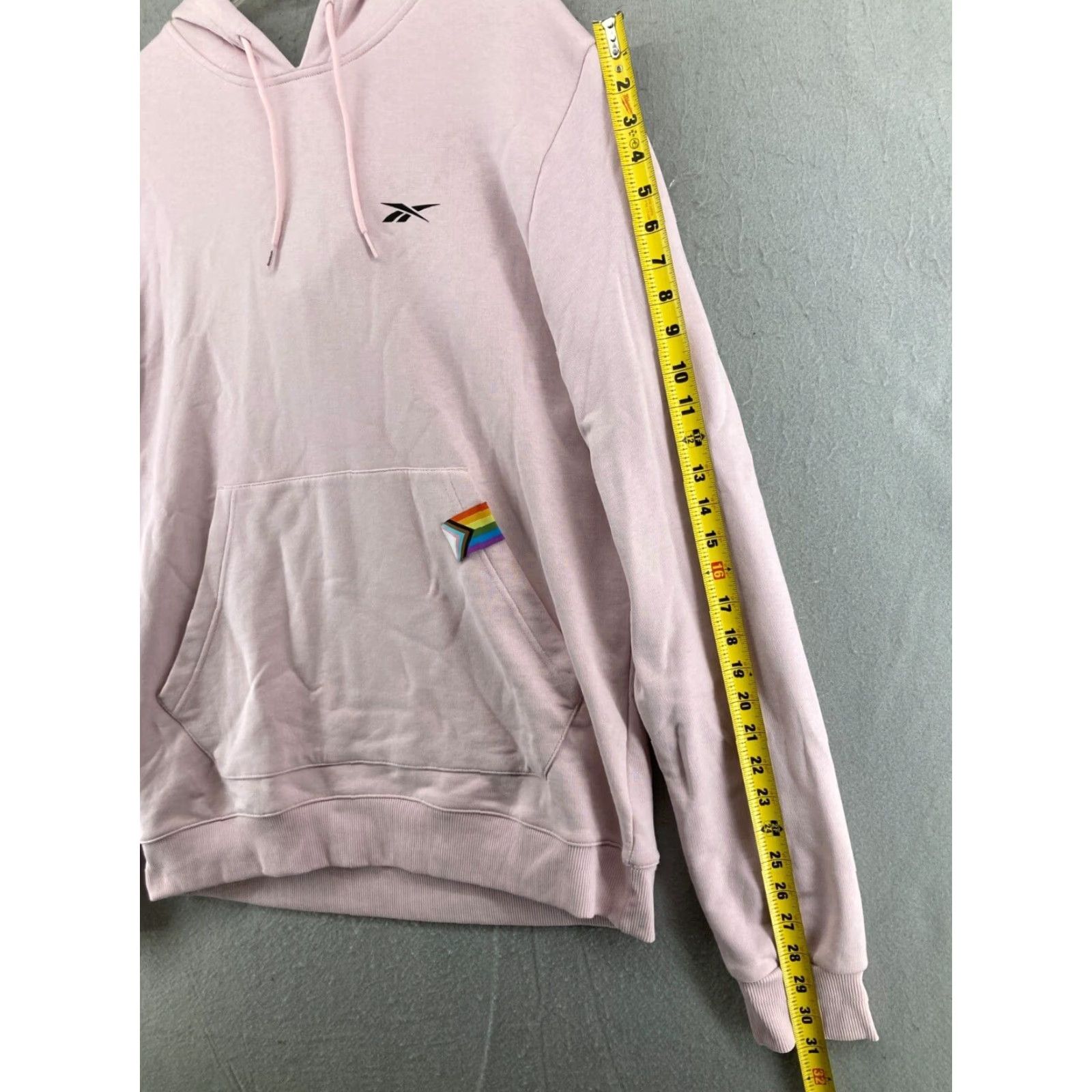 Reebok Reebok Hoodie Womens Large Pink Pride Flag NWT Size L / US 10 / IT 46 - 4 Thumbnail