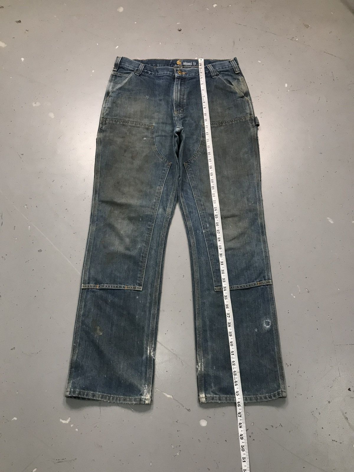 Carhartt Vintage Carhartt dusty double knee workwear denim Size US 36 / EU 52 - 6 Thumbnail