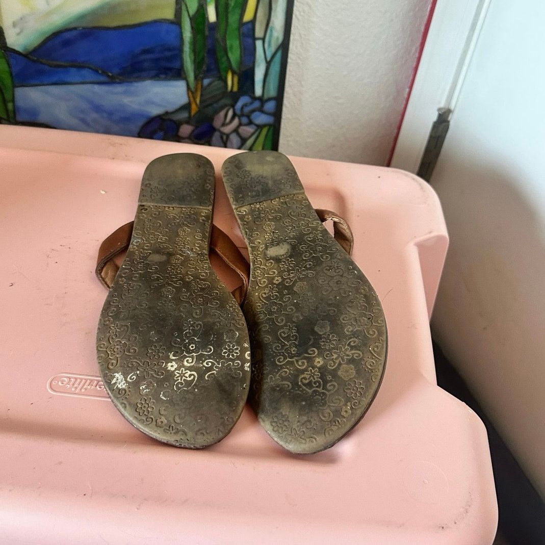 Other no brand brown sandals shoes Size US 8.5 / IT 38.5 - 3 Thumbnail