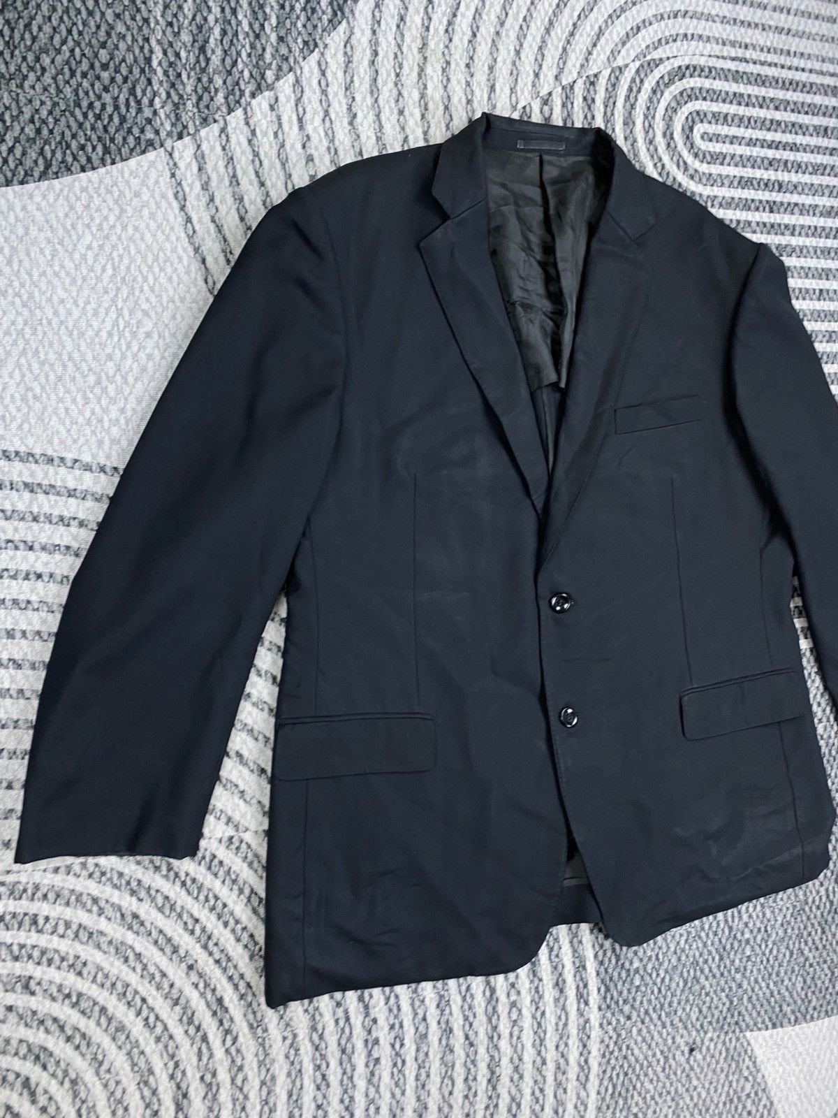 Lanvin Vintage Lanvin Collection Double Button Blazer Size US L / EU 52-54 / 3 - 3 Thumbnail