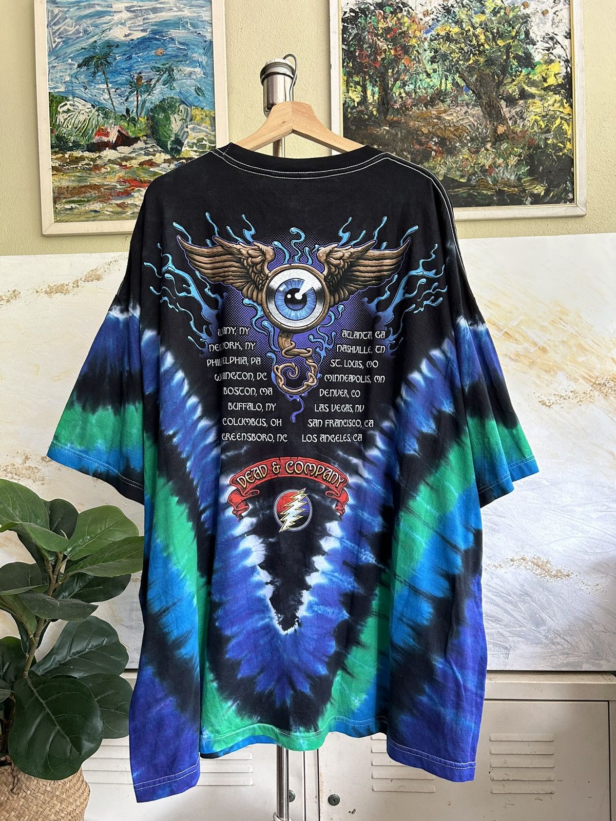 Liquid Blue Liquid Blue Dead Tour Oversized Tshirt Size US XXL / EU 58 / 5 - 2 Thumbnail