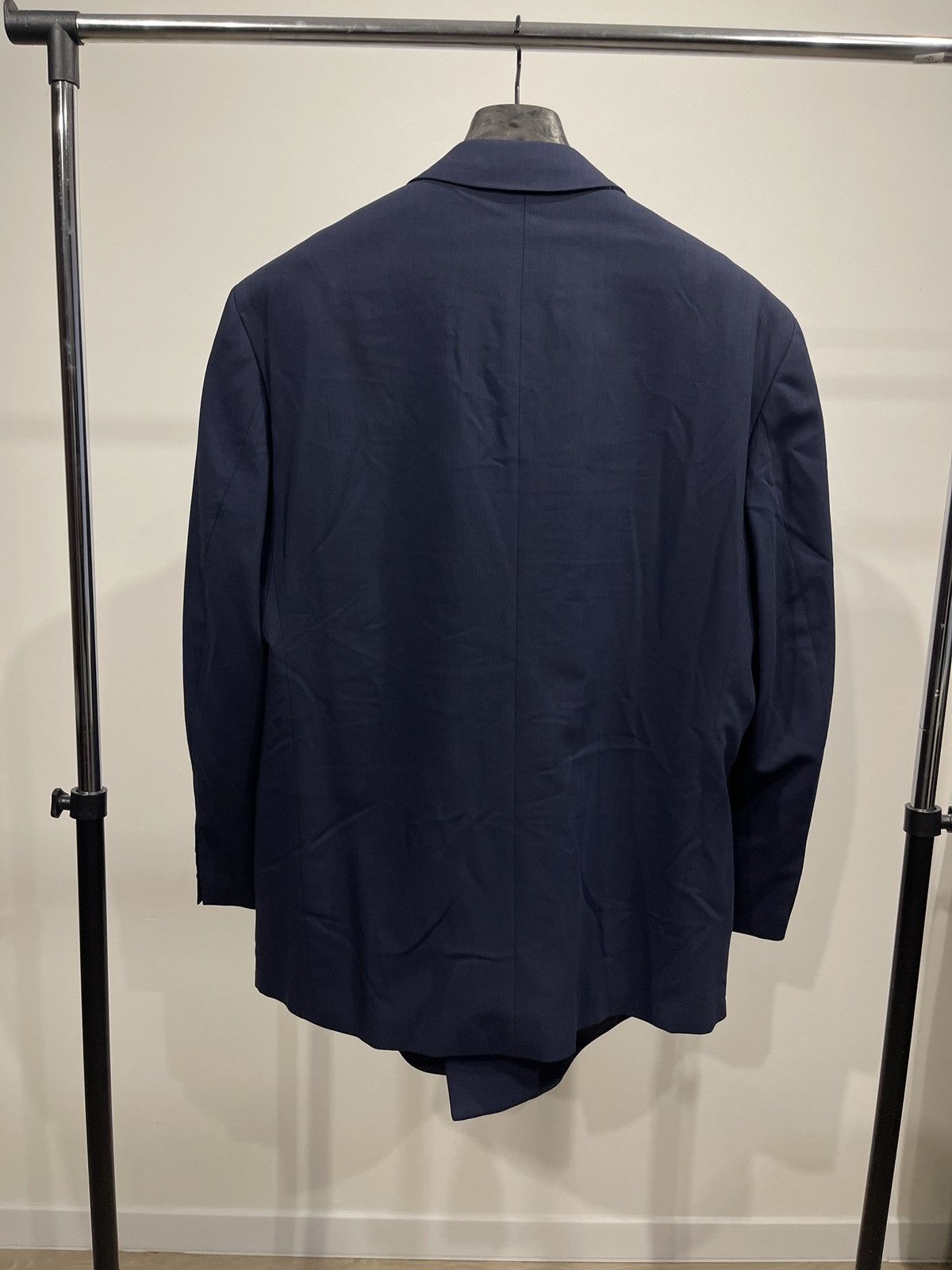 C&A Vintage double-breasted blazer classic jacket dark blue c&a Size 44R - 4 Thumbnail