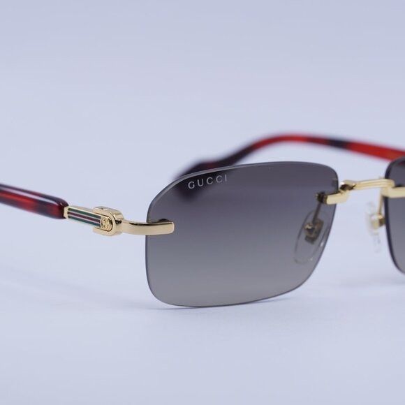 Gucci 🕶️ New Gucci GG1221S 006 Sunglasses - Gold/Havana Frame Size ONE SIZE - 8 Thumbnail
