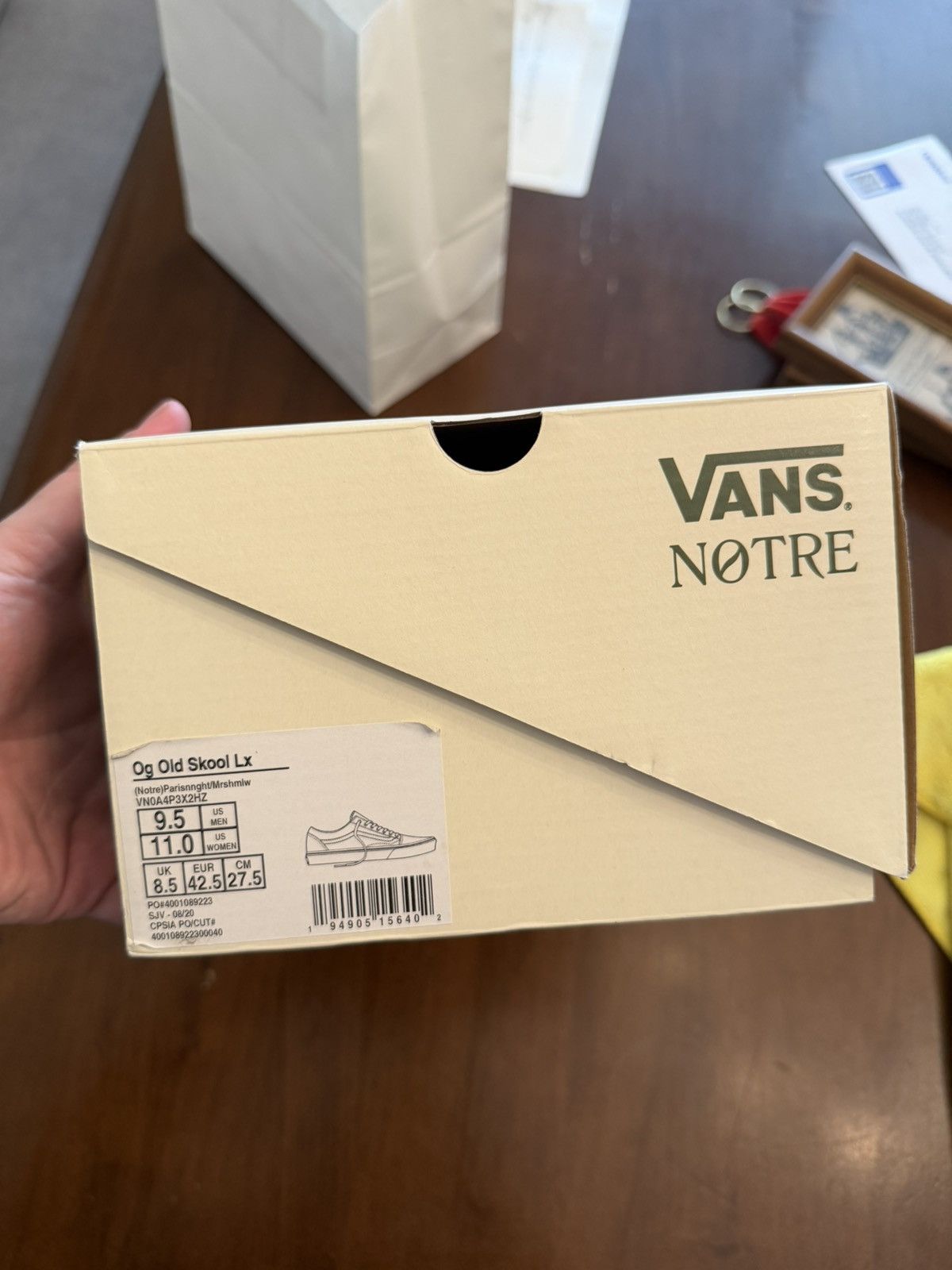 Notre × Vans Vans x Notre Old Skool LX Blue Size 9.5 Brand New w/ Box Size US 9.5 / EU 42-43 - 4 Thumbnail