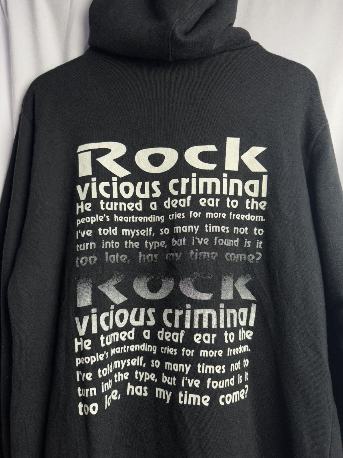 If Six Was Nine × Japanese Brand × Le Grande Bleu (L.G.B.) Rock Vicious Criminal Intheattic Hoodie Archived Size US L / EU 52-54 / 3 - 3 Thumbnail