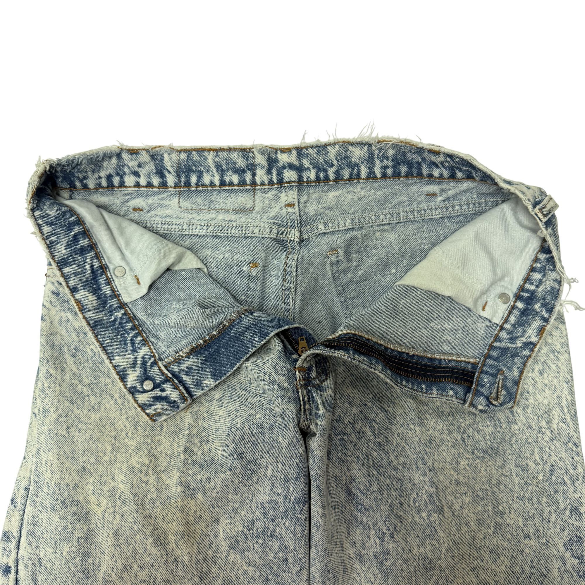 Levi's Vtg Levis ACID WASH Blue Jeans STREETWEAR Pants Size US 33 - 3 Thumbnail