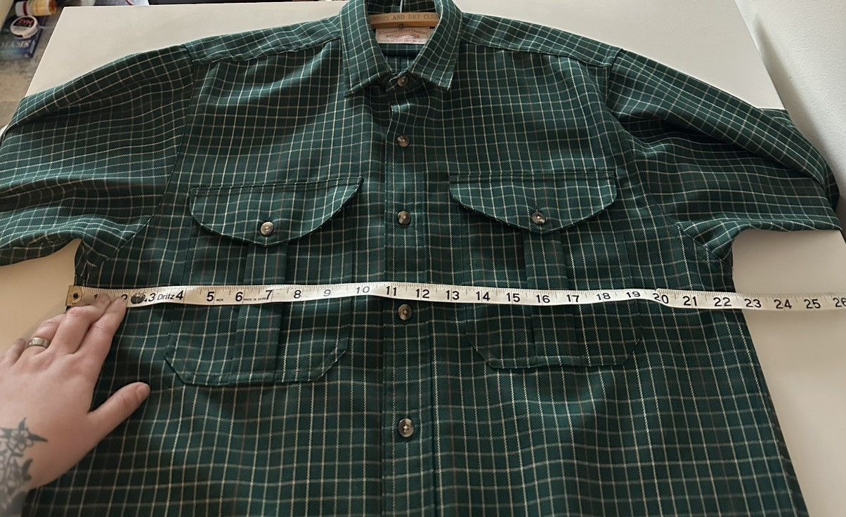 Filson Vintage Filson Northwest Wool Long Sleeve Shirt Green Plaid Size US M / EU 48-50 / 2 - 3 Thumbnail