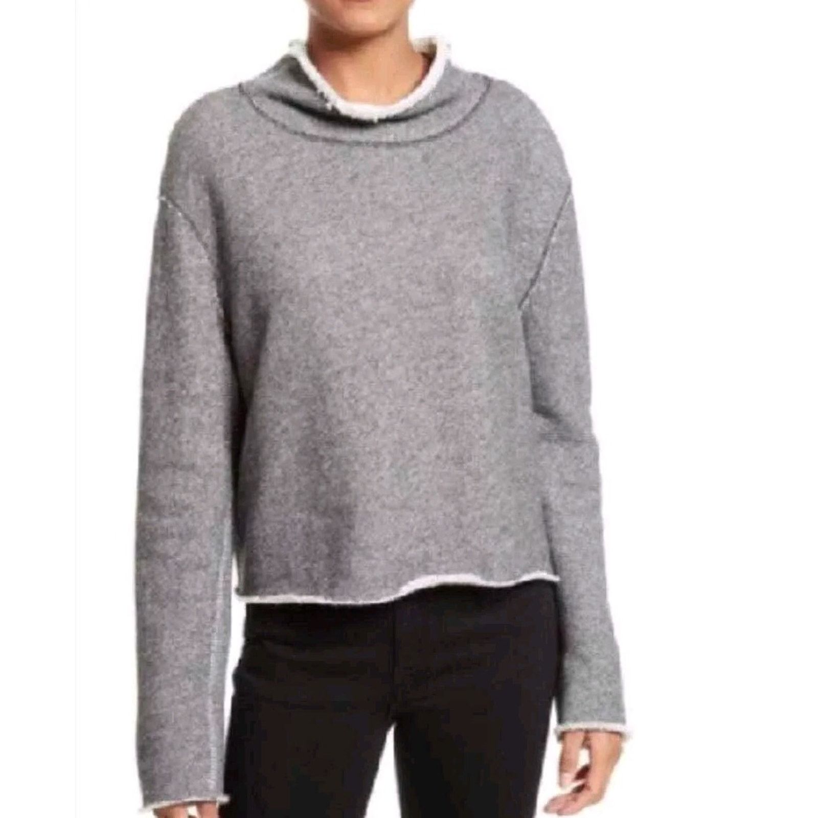 Rag & Bone Rag & Bone Madeline terry Cotton Funnel Neck XXS A001365 Size XXS / US 00 / IT 34 - 1 Thumbnail
