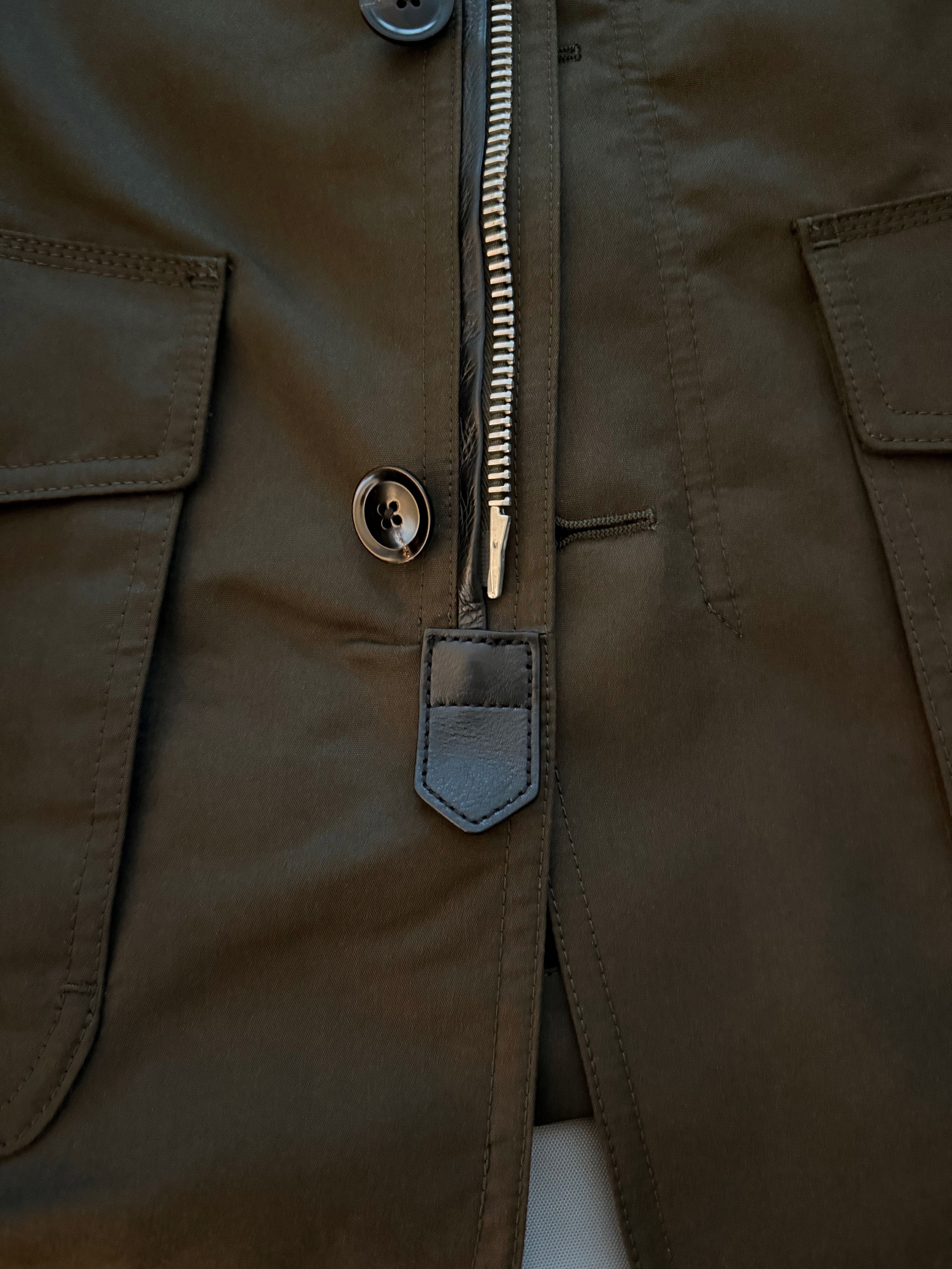 Tom Ford Ultimate New $5K w/tax Coveted Leather Accents Field Jacket Size US L / EU 52-54 / 3 - 20 Thumbnail