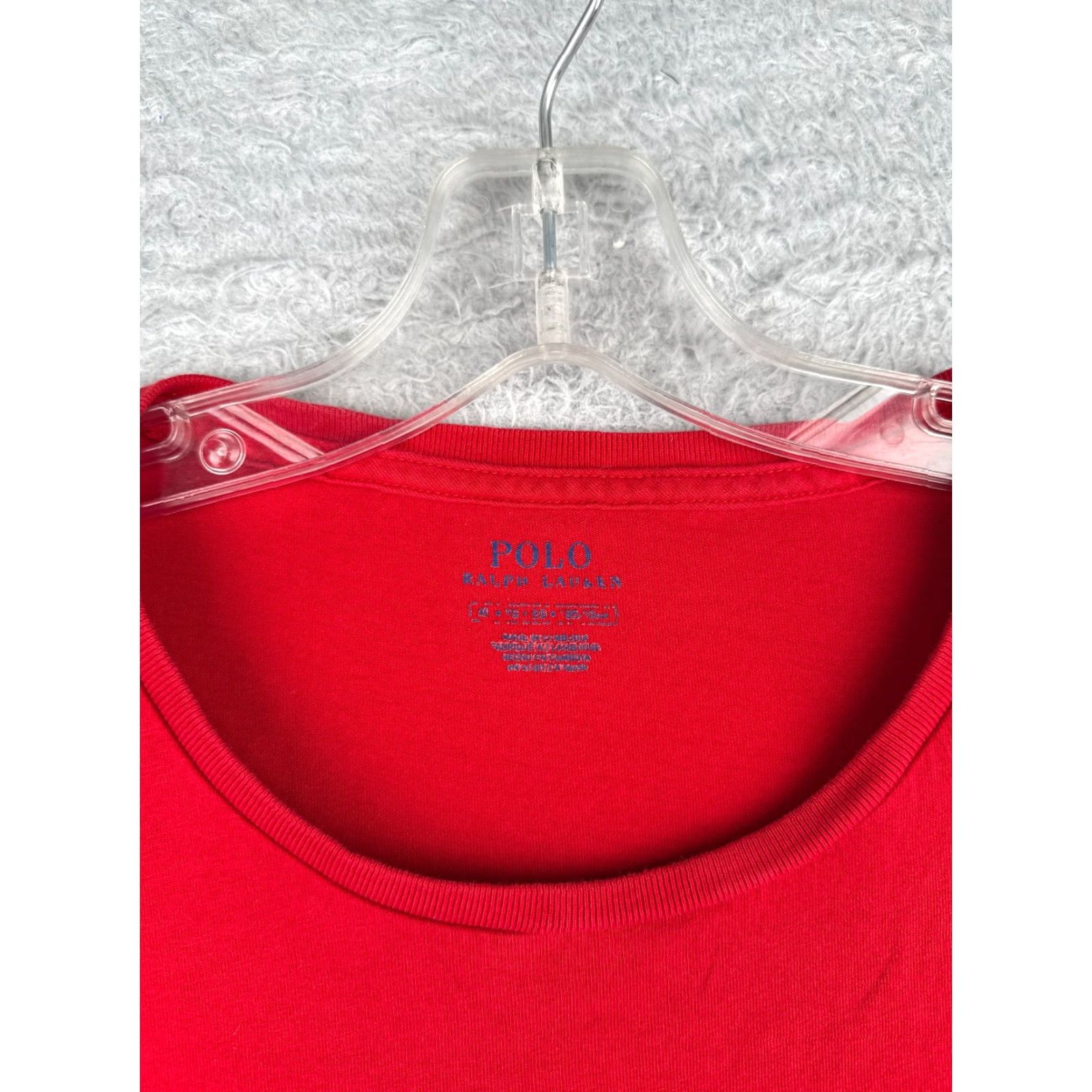 Ralph Lauren Polo Ralph Lauren Shirt Men Extra Large Red Crew Neck Short Sleeve Cotton Size US XL / EU 56 / 4 - 7 Thumbnail