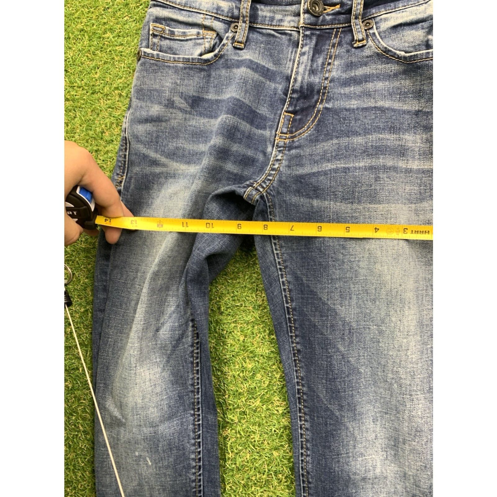 Vintage BKE Buckle Jeans Mens 27 Regular Straight Leg Medium Wash Blue Grunge Rock Size US 27 - 7 Thumbnail