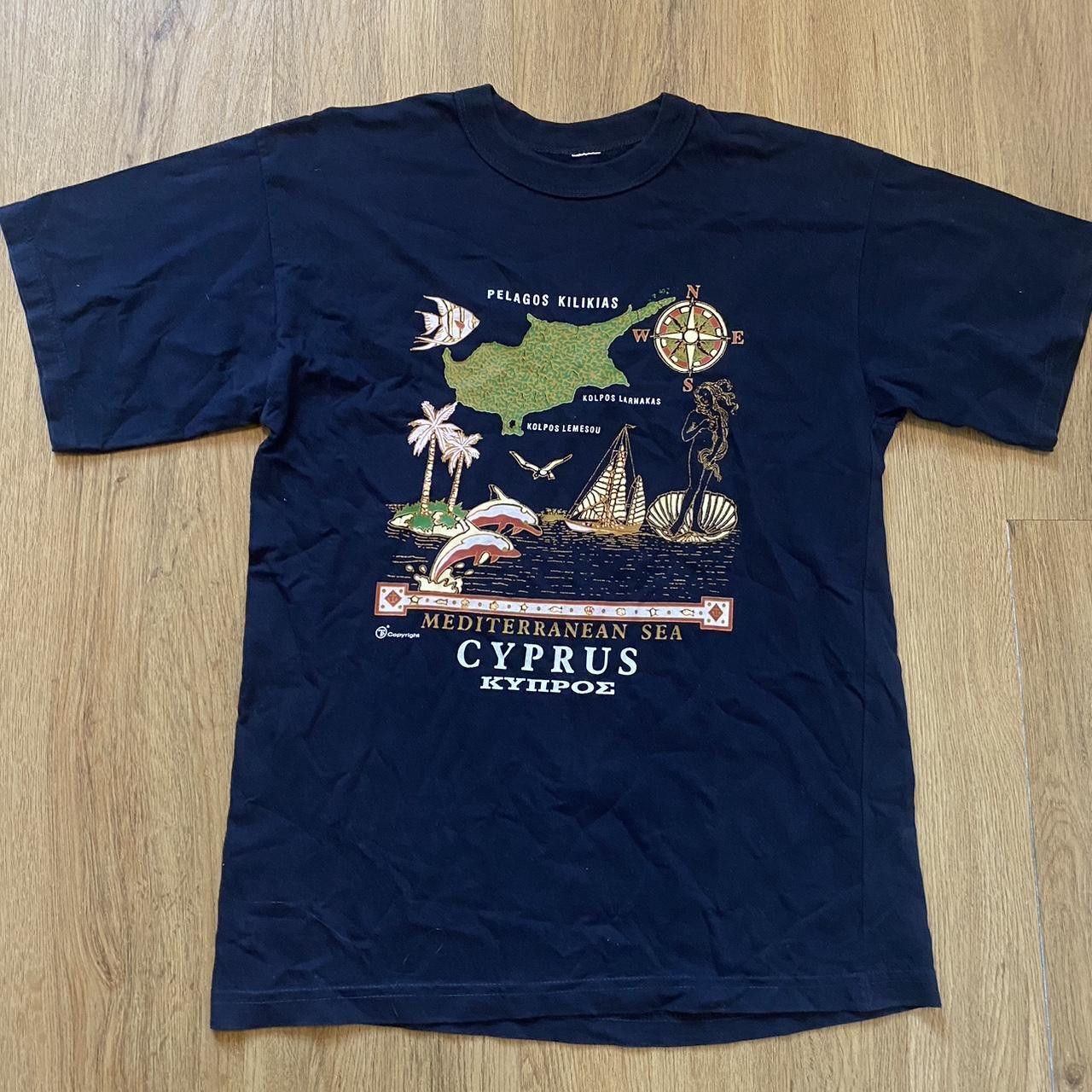 Other Cyprus T-shirt Bug Print Vintage y2k Traveler Tourist Size US S / EU 44-46 / 1 - 1 Thumbnail