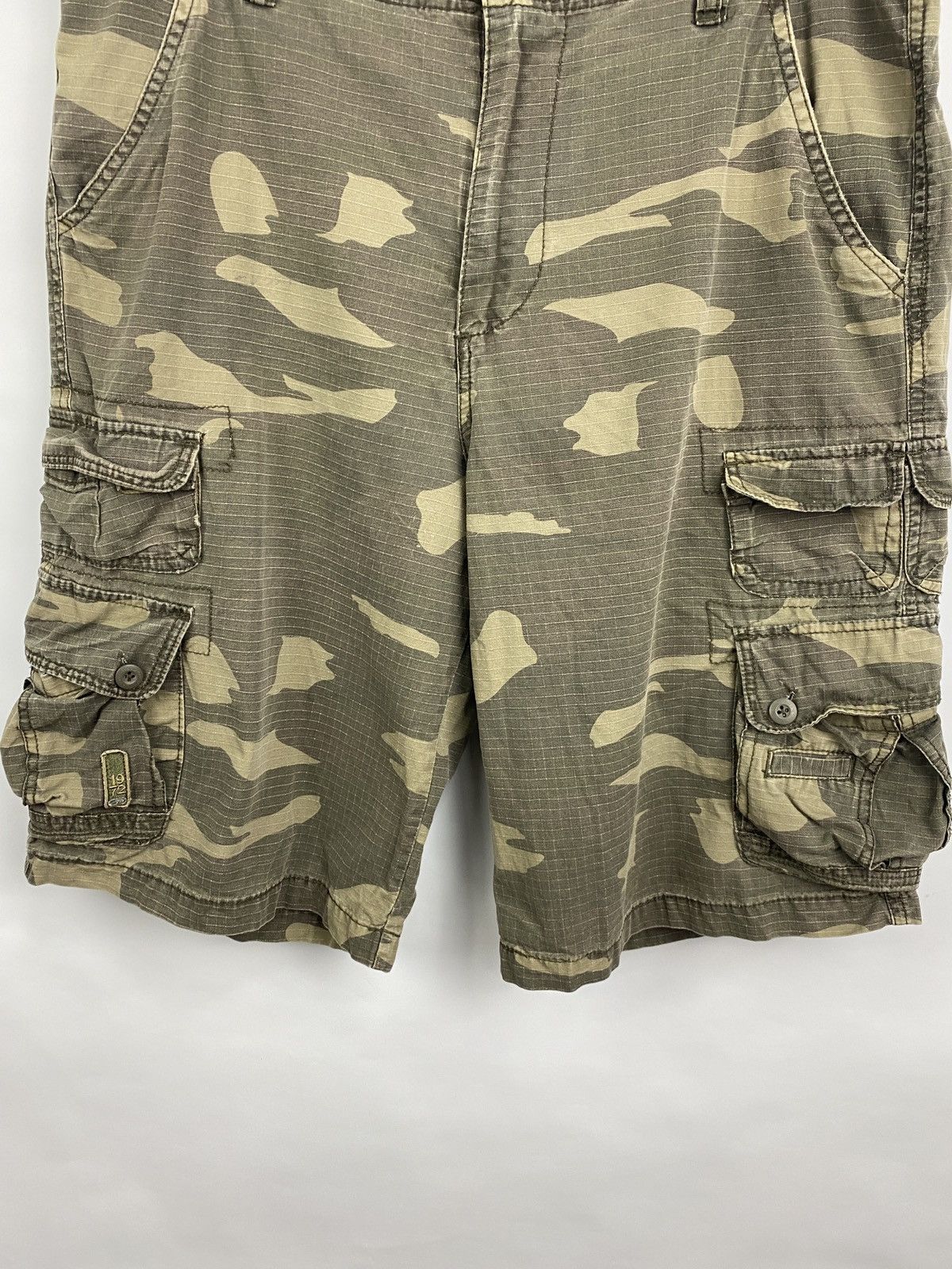 Ecko Unltd. 🇺🇸 Vintage 90s Ecko Unlimited Rap Japan Military Cargo Shorts Size US 34 / EU 50 - 4 Thumbnail