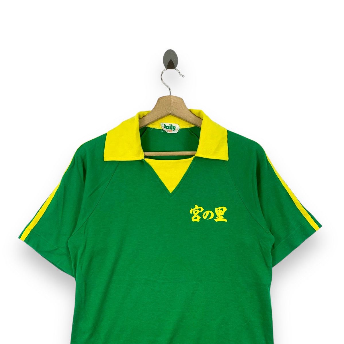 Vintage Vintage 80’ JAPAN BRAZIL JERSEY Football Soccer Tee Shirt Size US XL / EU 56 / 4 - 2 Thumbnail