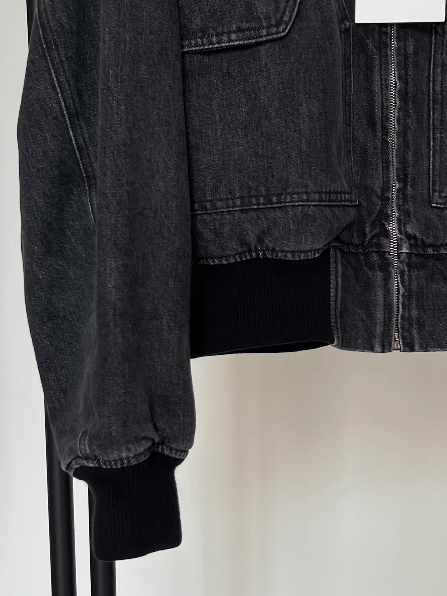 Stefan Cooke Stefan Cooke 22AW Runway Denim Bomber Jacket Q13 Size US L / EU 52-54 / 3 - 7 Thumbnail