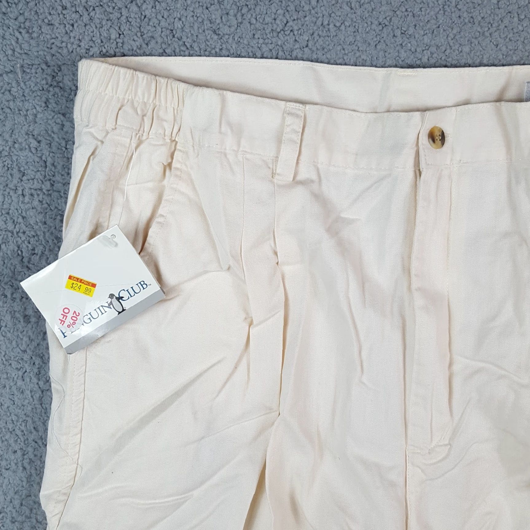 Vintage Vintage Penguin Men's Chino Shorts Size 38 Casual Summer Y2K Retro 90s Golf Size US 38 / EU 54 - 2 Thumbnail