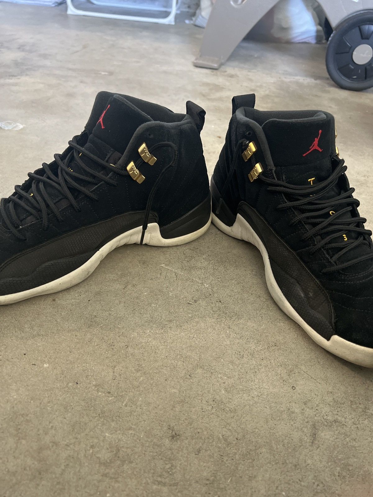 Jordan Brand Air Jordan 12s Reverse Taxis Size US 11 / EU 44 - 6 Thumbnail