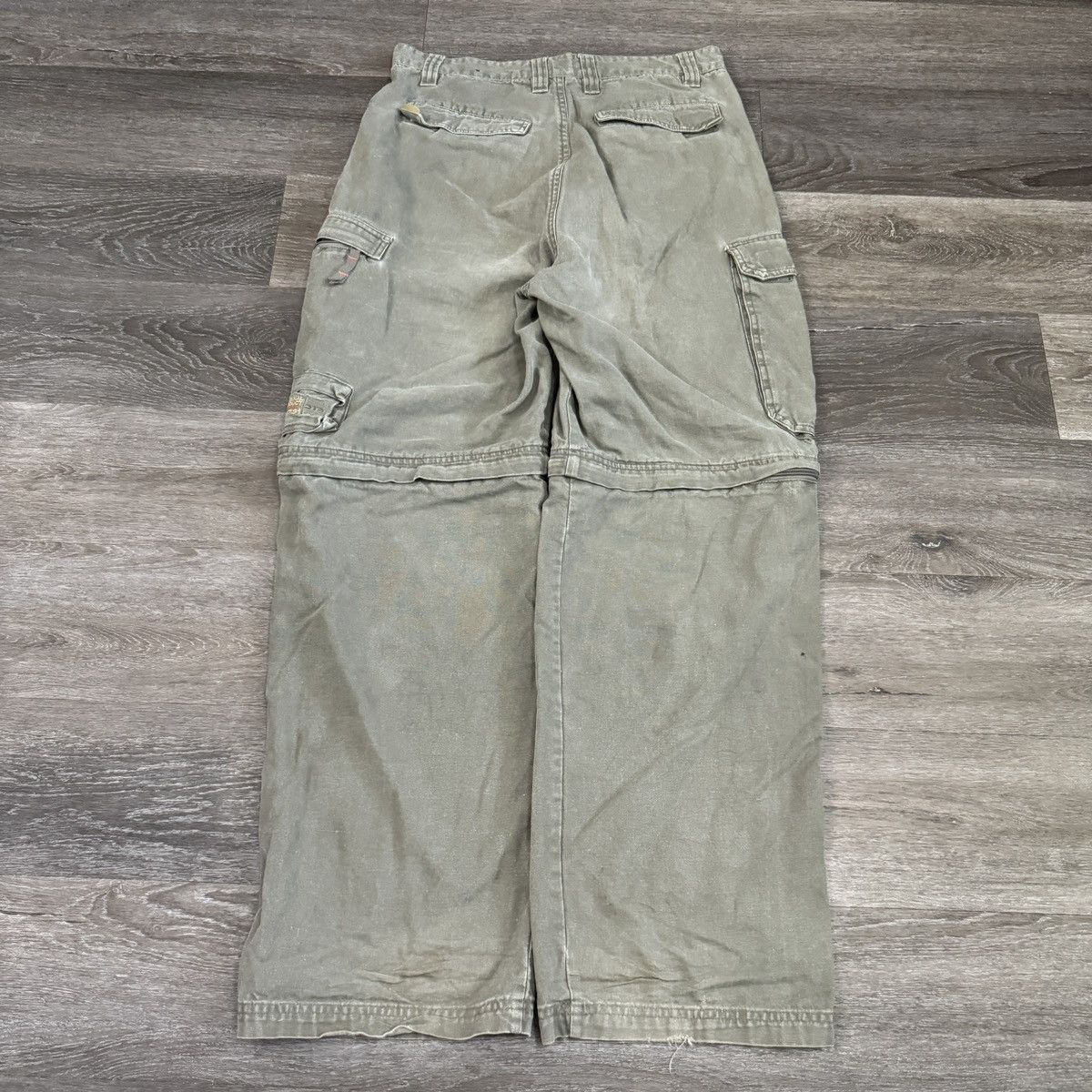 JNCO × Japanese Brand × Vintage Crazy Vintage y2k OTB baggy tech wear cargo pants Size US 31 - 2 Thumbnail