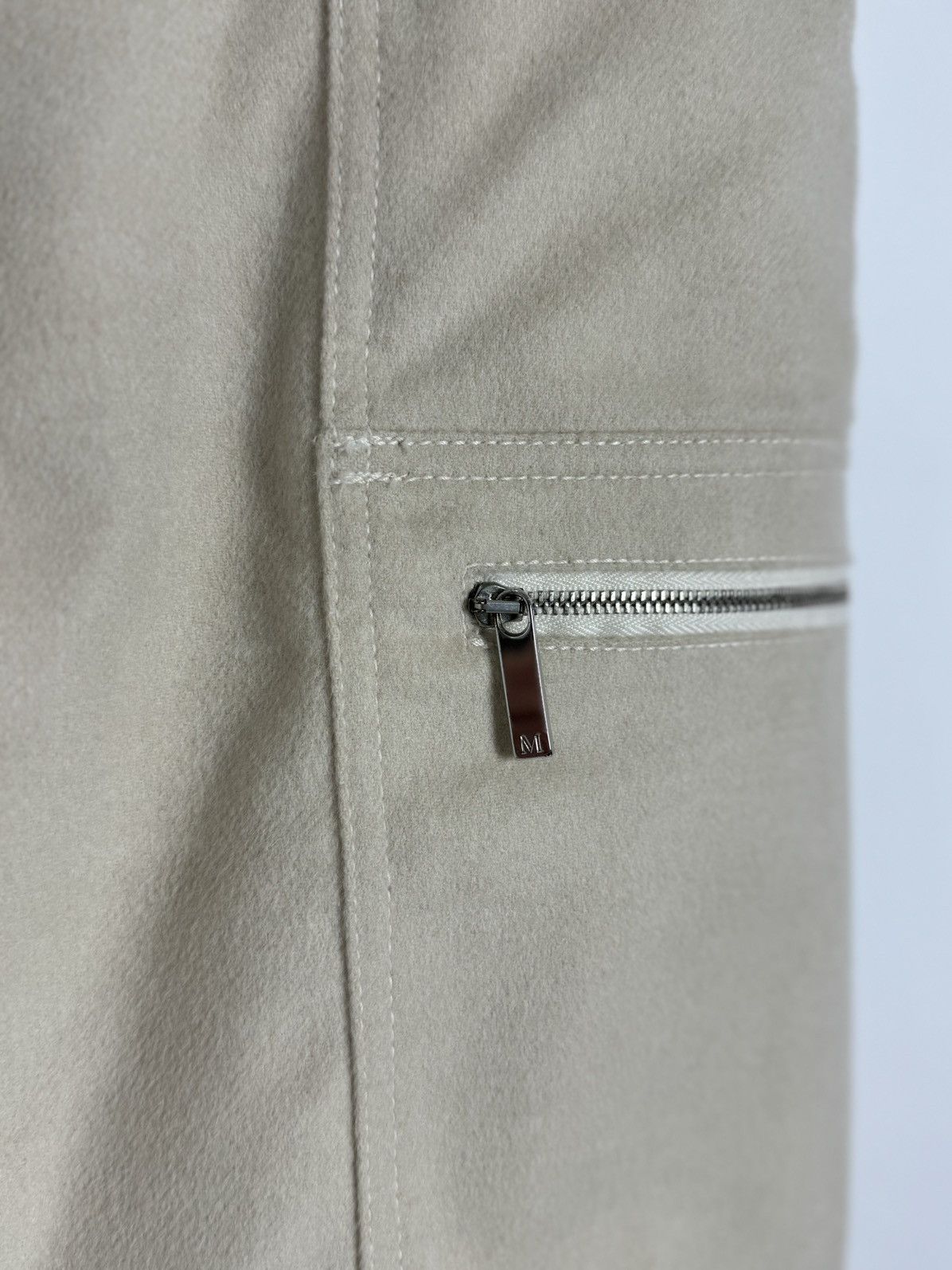 Vintage Vintage Max Mara Wool Midi Pockets Skirt Size 30" / US 8 / IT 44 - 5 Thumbnail