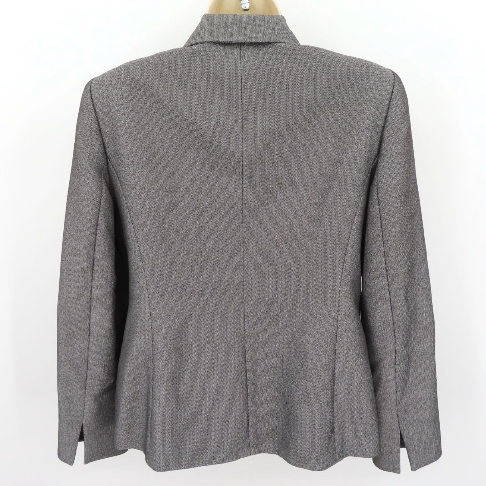 Vintage VINTAGE Le Suit Womens Gray 3 Button Collared Suit Jacket Coat Has Pockets 4P Petite/Petites Womens Size S / US 4 / IT 40 - 5 Thumbnail