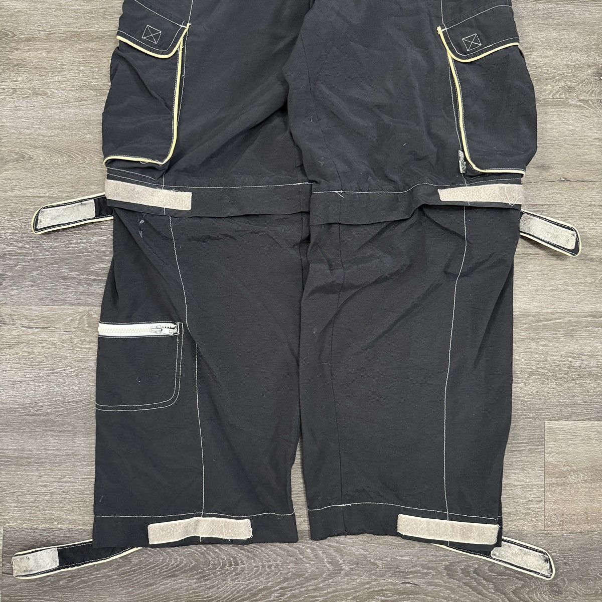JNCO × Tripp NYC × Vintage Rare Vintage Macgear Rave wear baggy wide leg cargo zip off Size US 34 / EU 50 - 3 Thumbnail