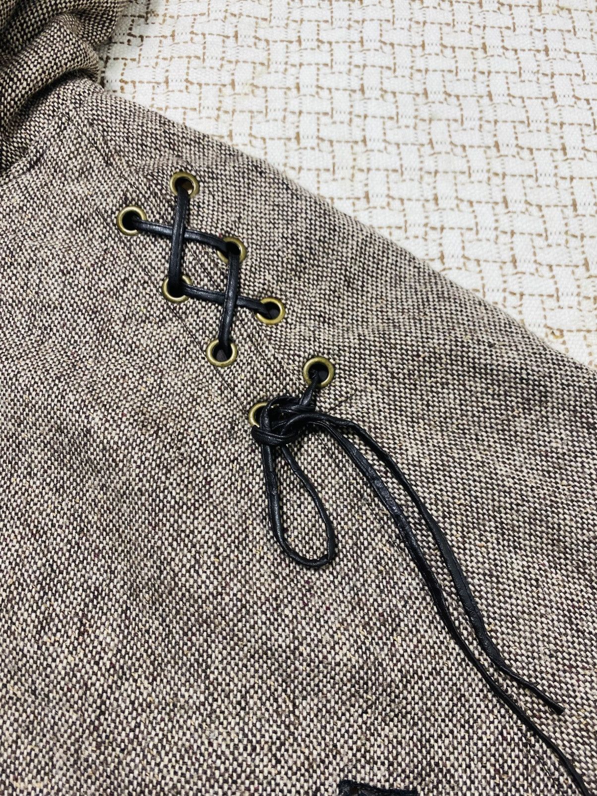 If Six Was Nine Vtg Sky Bomber Wool Lined Fleece Fur Hoodie Duffle Poncho Size US M / EU 48-50 / 2 - 10 Thumbnail