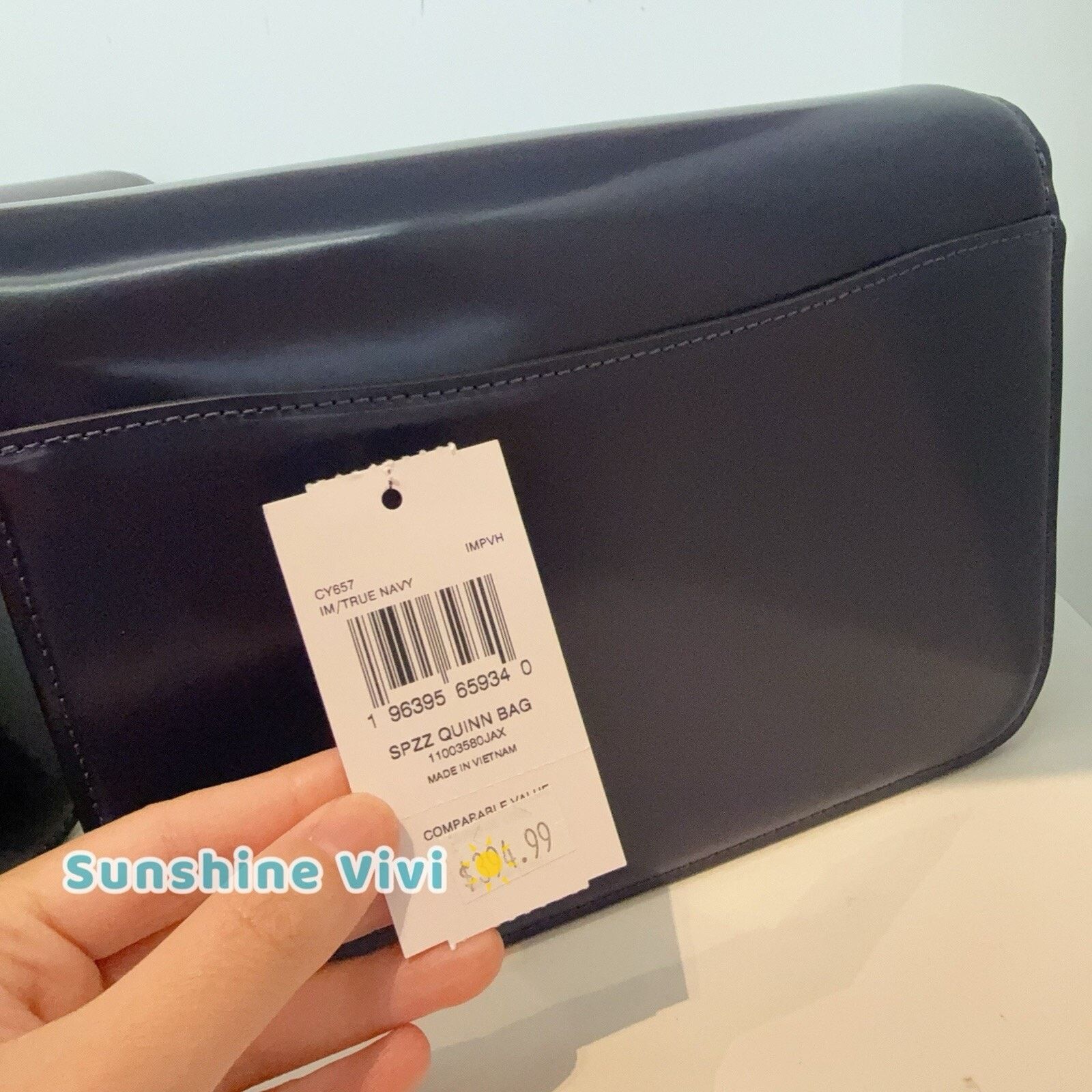Coach NWT Coach CY657 Spazzolato Leather Quinn Bag Crossbody Size ONE SIZE - 4 Thumbnail
