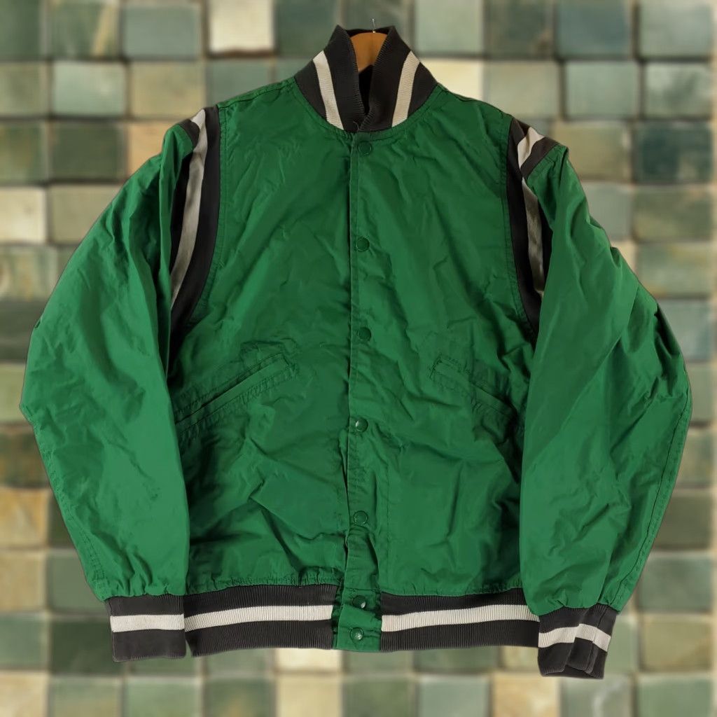 Wilson VINTAGE Wilson Jacket 70s 80s Made USA Kiska Green Snap Mens L 40 Windbreaker Jacket Green Mens L Size US L / EU 52-54 / 3 - 1 Thumbnail