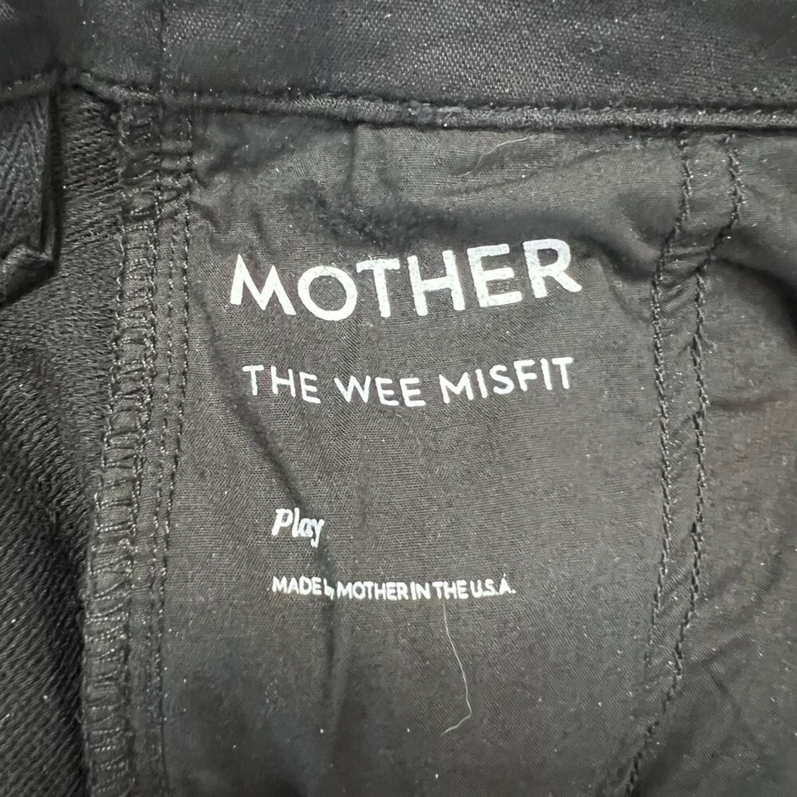 MOTHER MOTHER Wee Misfit Zip Jogger Pants Black Size 26 Size 26" / US 2 / IT 38 - 6 Thumbnail