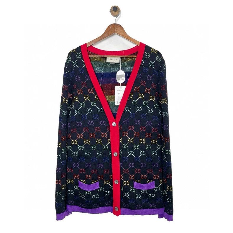 Gucci Gucci Double G full print cardigan jacket 2501-Nextarrow Size US S / EU 44-46 / 1 - 1 Thumbnail