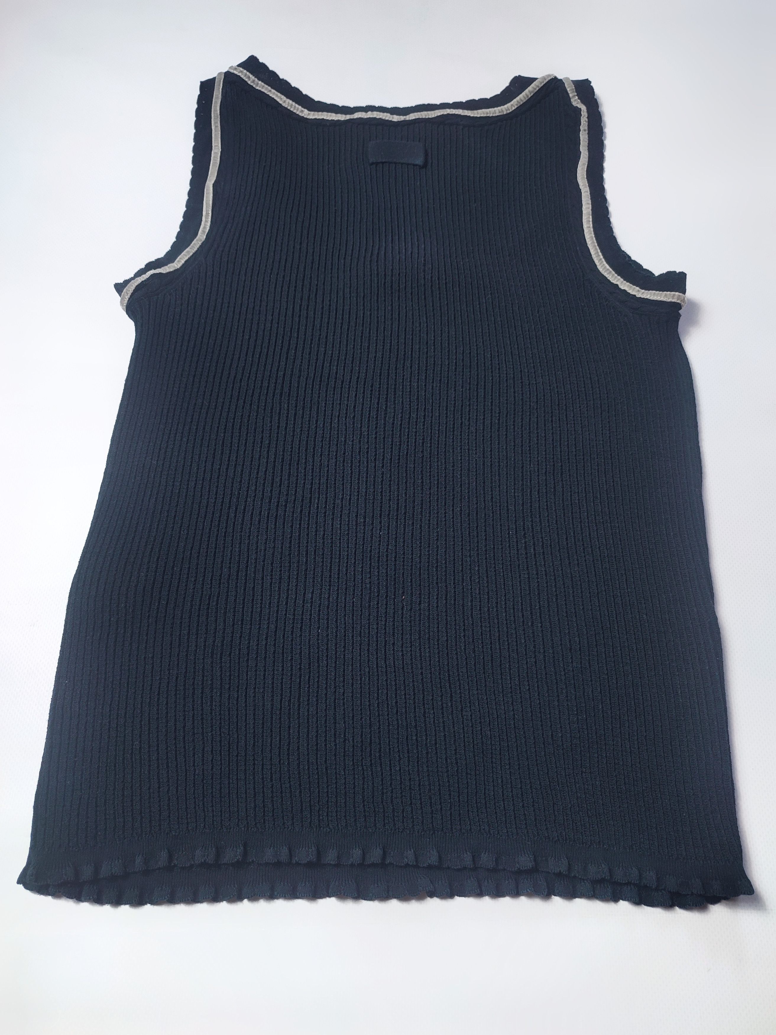 Dolce & Gabbana Dolce Gabbana Ribbed Top Size L / US 10 / IT 46 - 10 Thumbnail