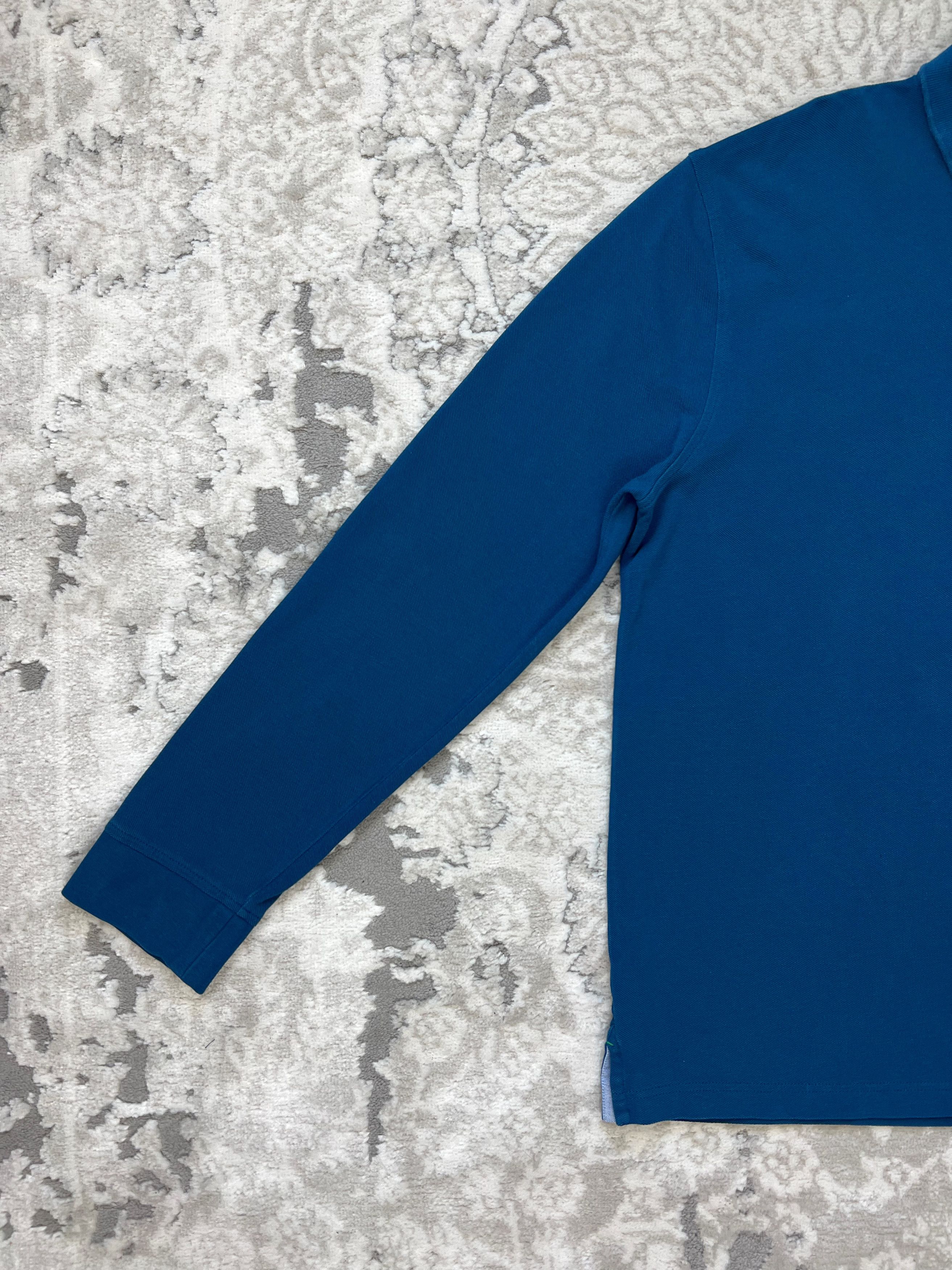 Tommy Hilfiger Tommy Hilfiger Long Sleeve Polo Shirt XL – Teal Blue Size US XL / EU 56 / 4 - 7 Thumbnail