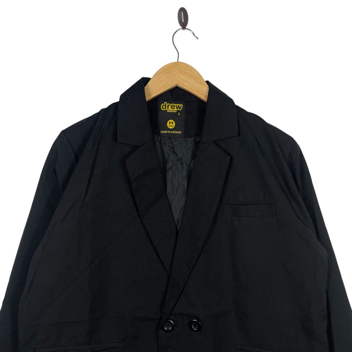 Drew House Drew House Double Breasted Oversized Blazer Jacket Black Size 40R - 2 Thumbnail