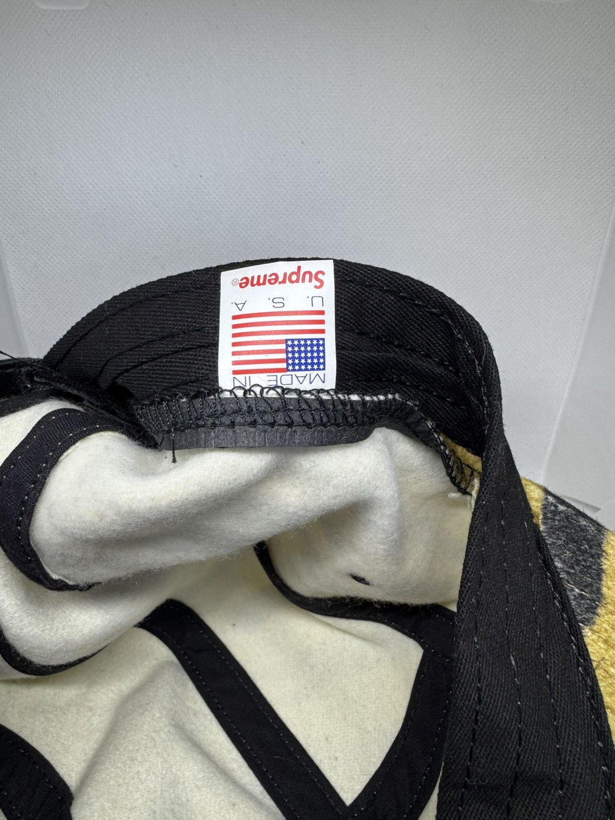 Supreme Supreme Wool Tiger Stripe Camp Cap Size ONE SIZE - 3 Thumbnail