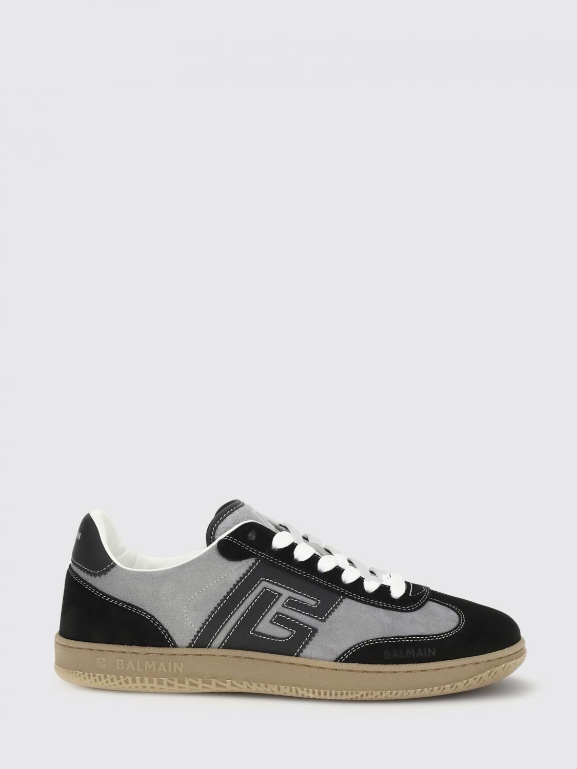 Balmain Balmain Sneakers Men Grey Size US 8 / EU 41 - 1 Thumbnail
