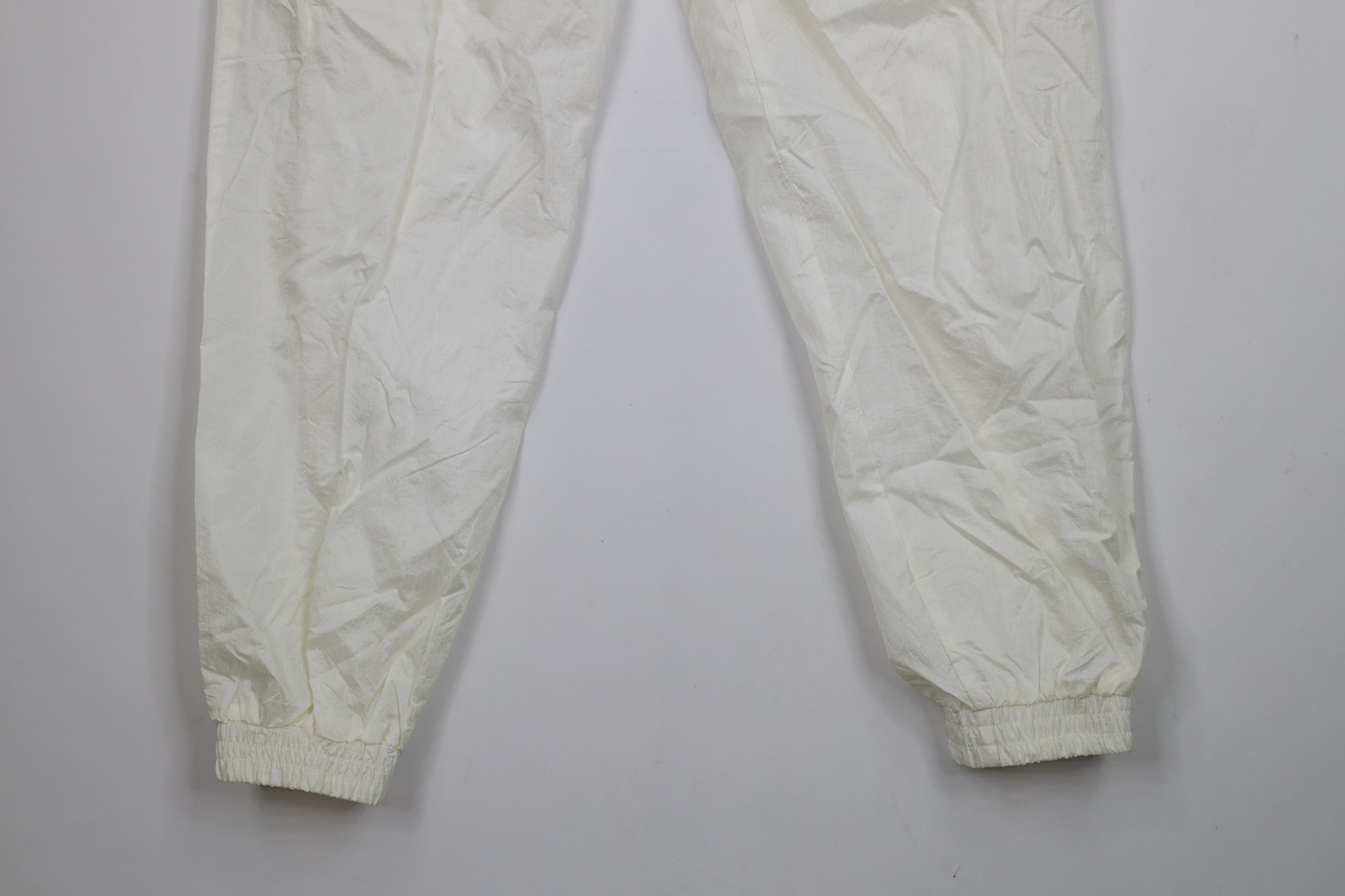 Vintage Vintage 90s Streetwear Lined Windbreaker Joggers Pants White Size 22" - 13 Thumbnail