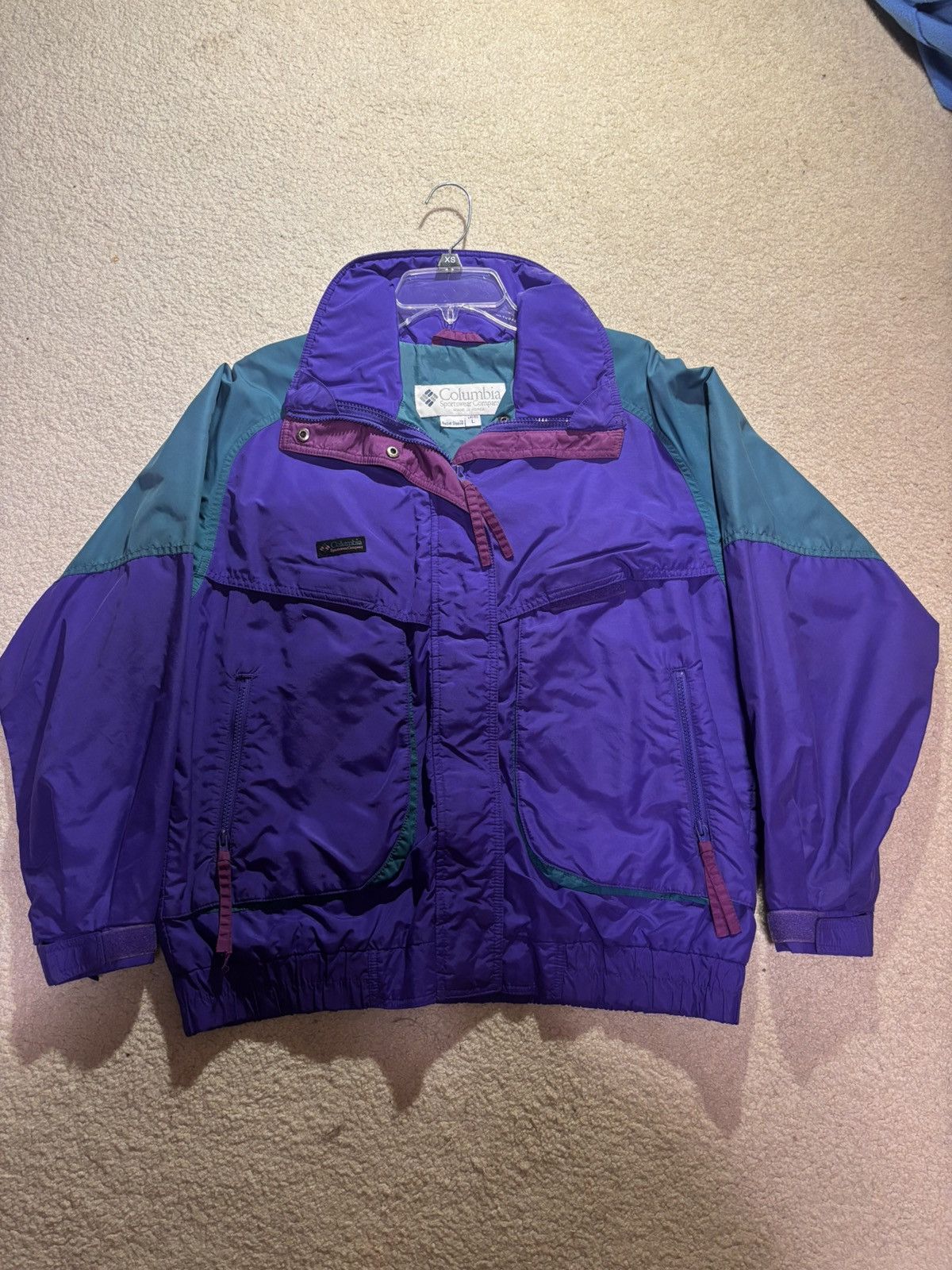 Columbia × Vintage VTG Columbia Powder Keg 3 in 1 Womens Reversible Jacket SZ L Size L / US 10 / IT 46 - 1 Thumbnail