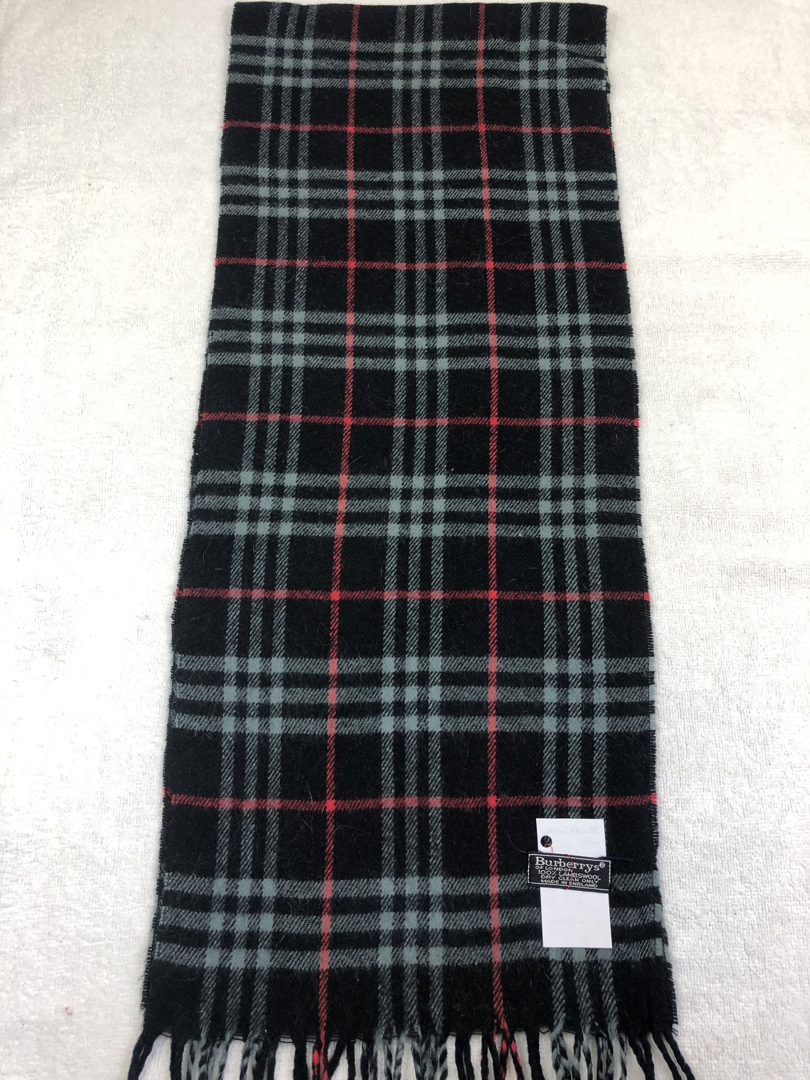 Burberry Vintage Burberry Lambswool Scarf / Muffler / Neckwear Size ONE SIZE - 2 Thumbnail