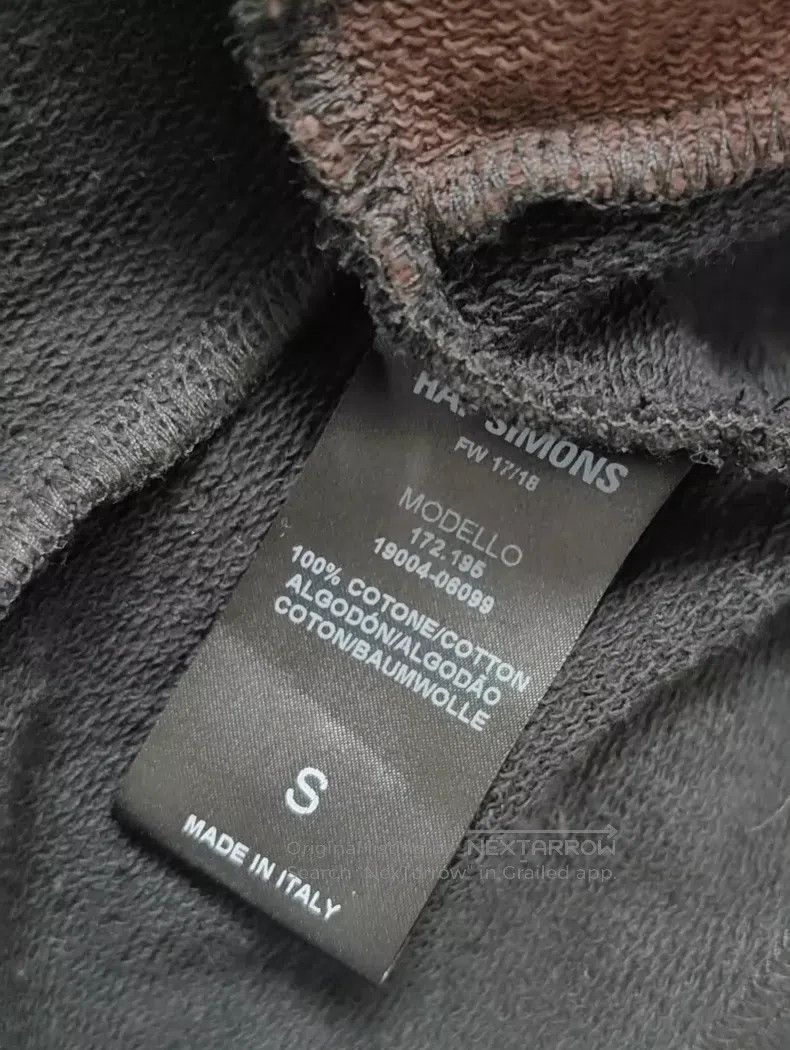 Raf Simons Raf Simons 2017 autumn and winter colour block tape Hooded Size US S / EU 44-46 / 1 - 7 Thumbnail