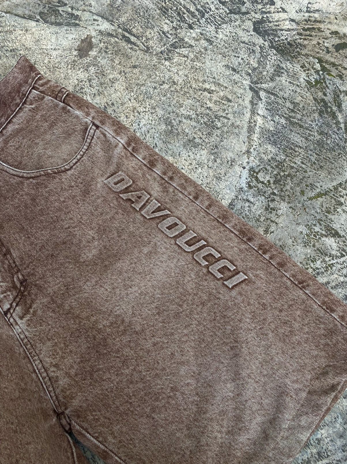 Japanese Brand × Vintage Vintage Davoucci denim shorts brown Y2K Size US 33 - 4 Thumbnail