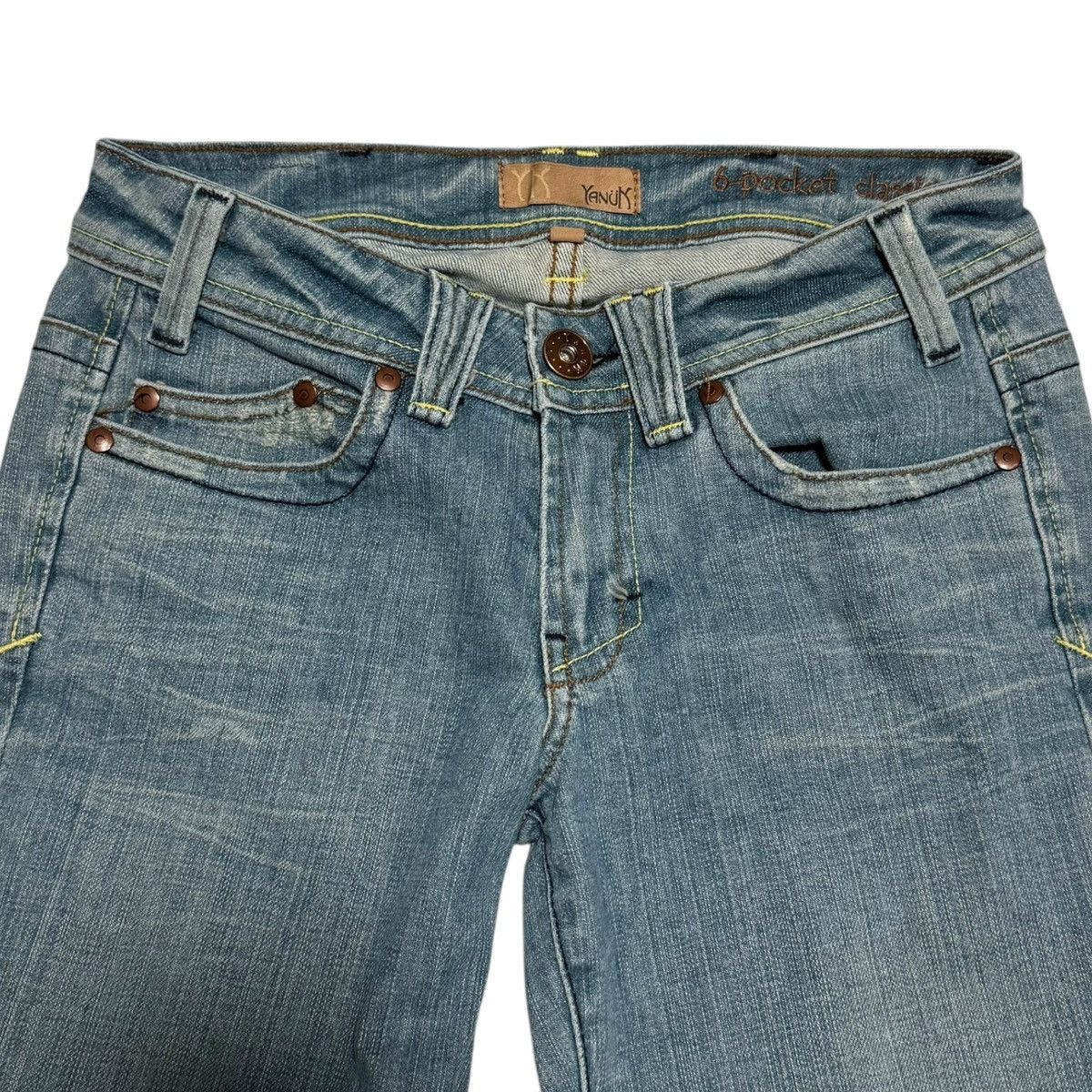 Other Yanük 6 Pocket USA Made Patchwork Jeans Women’s 25 (27.5x34) Size 27" / US 4 / IT 40 - 5 Thumbnail