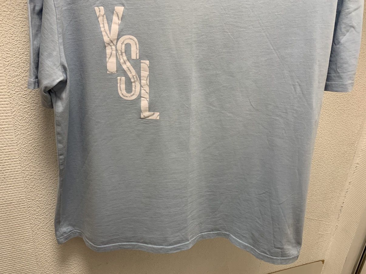 Yves Saint Laurent Yves Saint Laurent YSL blue t-shirt 2xl xxl Size US XXL / EU 58 / 5 - 3 Thumbnail