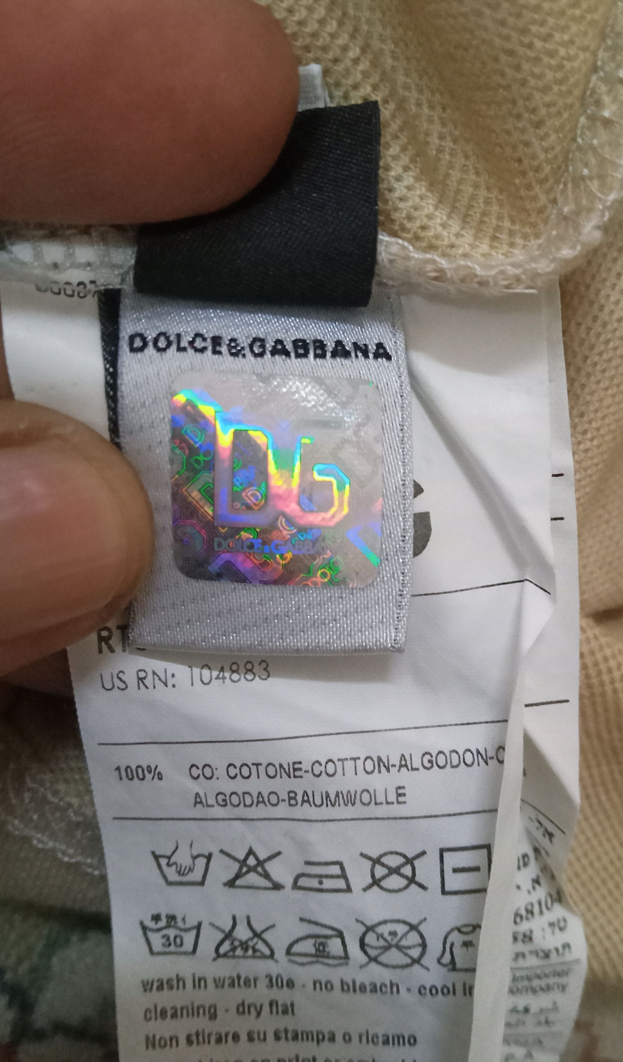 Dolce & Gabbana Dolce & Gabbana Polo Shirt Size US L / EU 52-54 / 3 - 7 Thumbnail