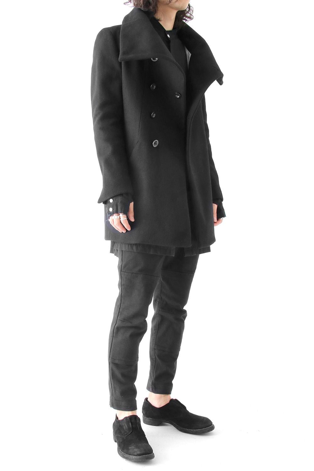 The Viridi-anne 17AW Melton High Neck Coat - JP 2 Fits US M-S Size US M / EU 48-50 / 2 - 9 Thumbnail