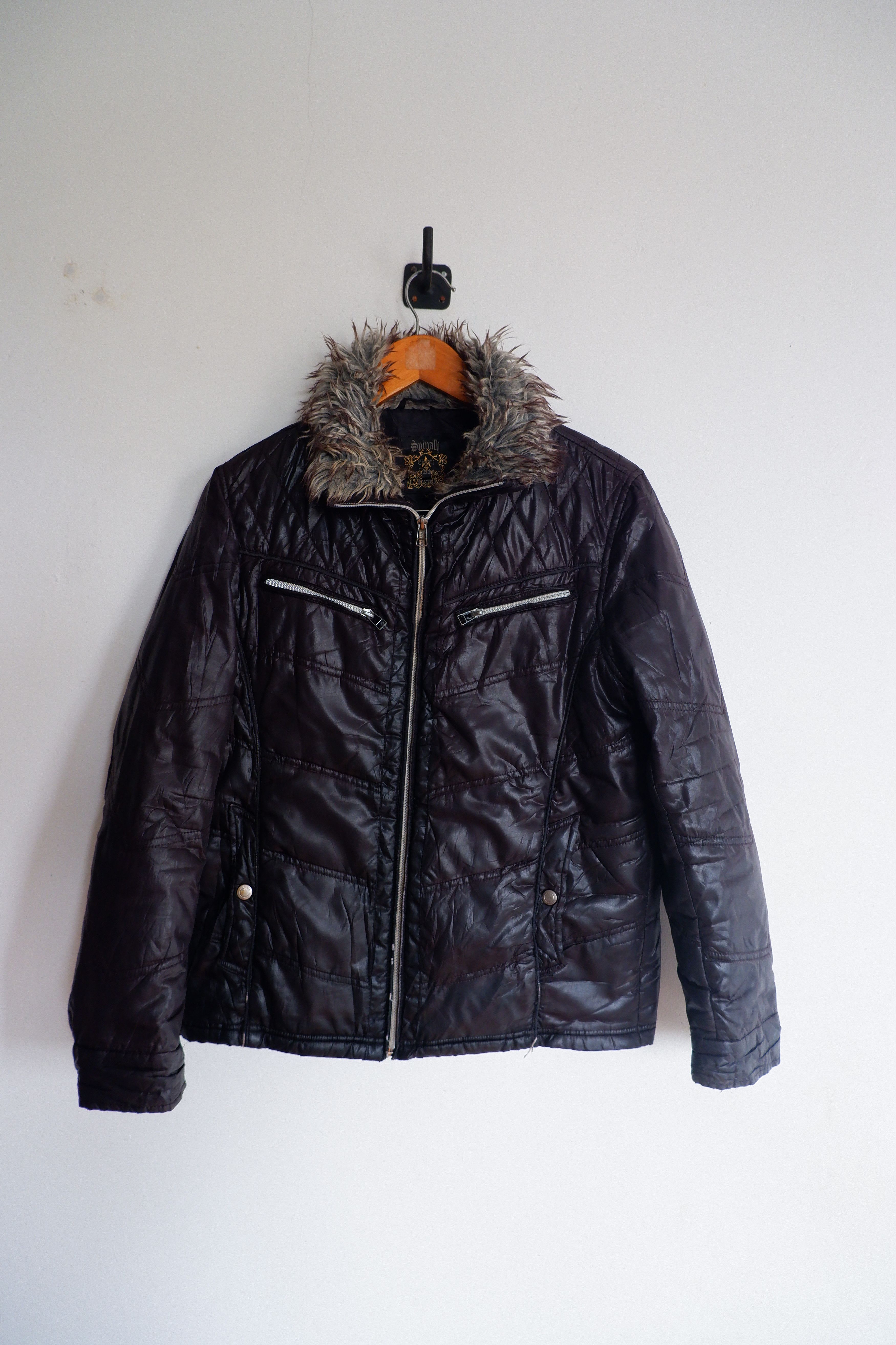 ジャケット・アウター Tornado Mart Puffer Rubbit Fur Jacket Tornado Mart Suede Puffer Jacket For sale today is a burgundy