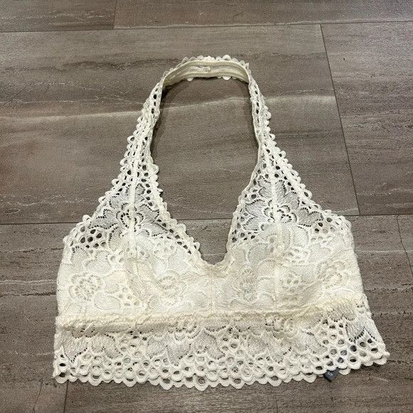 American Eagle Outfitters Aerie Lace Halter Bralette Size ONE SIZE - 1 Thumbnail