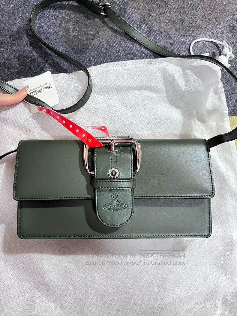 Vivienne Westwood Vivienne Westwood size os Dark green envelope women's bag Size ONE SIZE - 1 Thumbnail