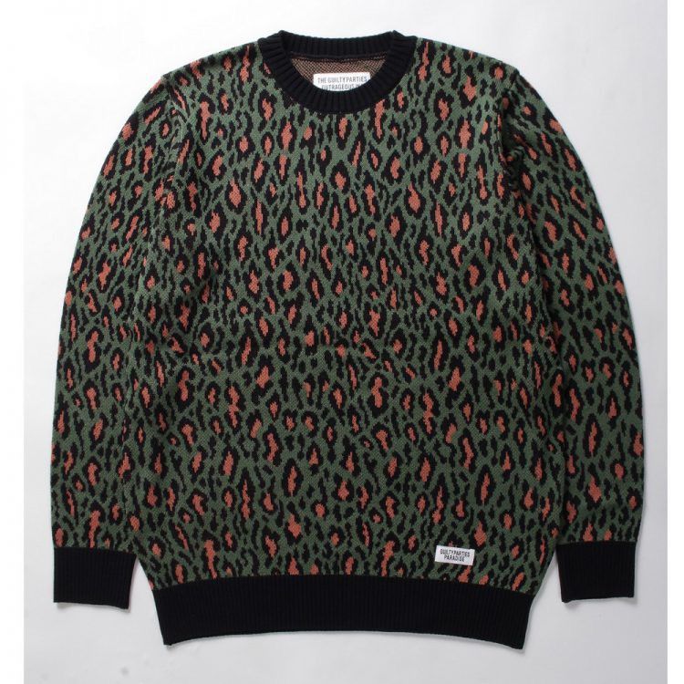 トップス WACKO MARIA LEOPARDJACQUARD MOHAIR KNIT WACKO MARIA(ワコマリア) / LEOPARD JACQUARD MOHAIR KNIT
